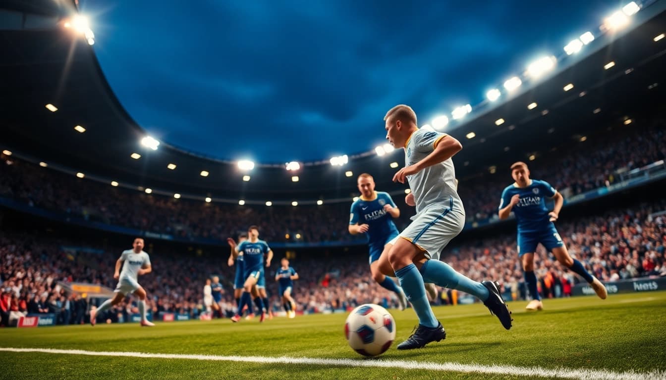 Exciting scene from a Ligue 1 match showcasing the passion of vô địch giải quốc gia pháp football.