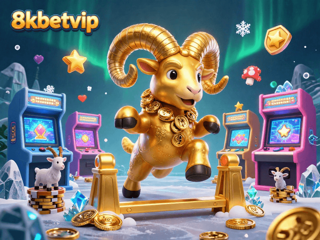 Engage with 8kbetvip in a vibrant casino-like scene with animated elements enhancing your gaming experience.