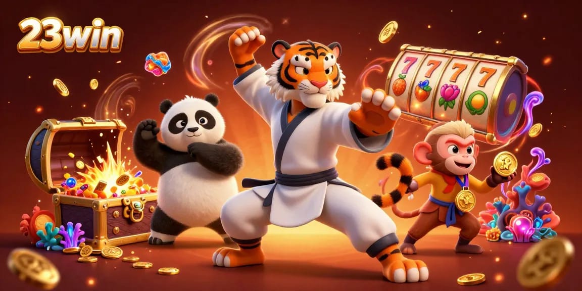 Experience the thrill of winning at 23win with vibrant slot games and detailed casino action