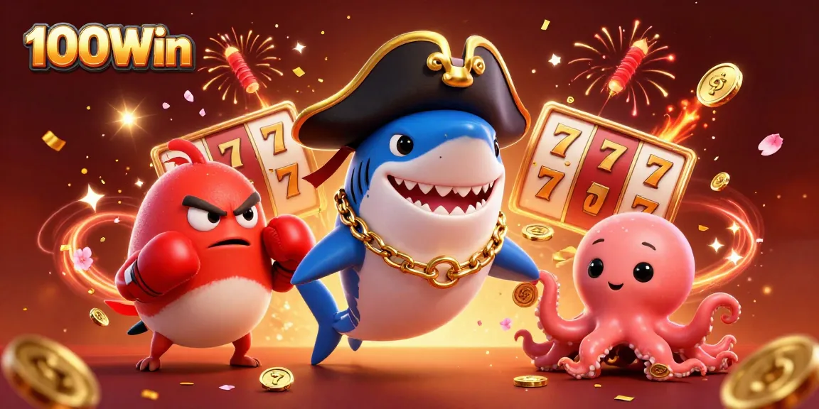 Engage in thrilling experiences at 100Win, an online casino teeming with vibrant games and festive atmosphere.