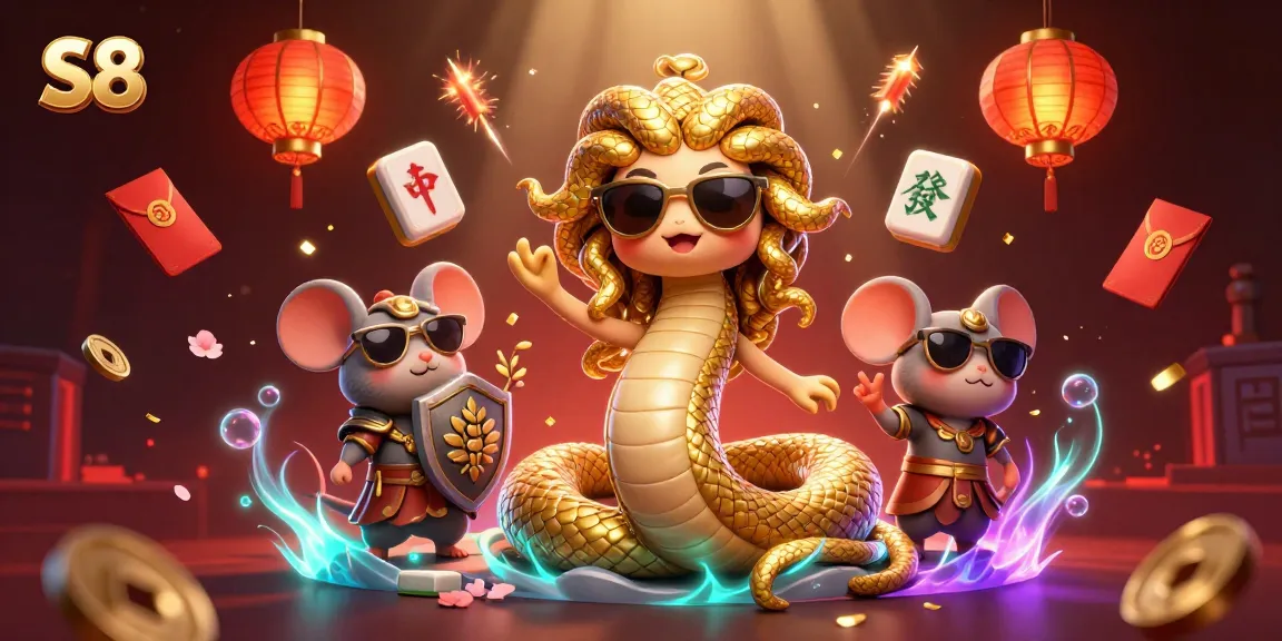 Engage with S8's thrilling casino gaming experience in a vibrant and dynamic scene.