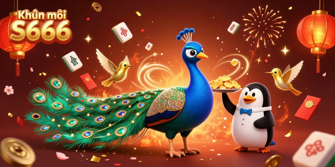 Experience thrilling Khuyến mãi S666 with colorful characters and dynamic game elements in a vibrant casino scene.