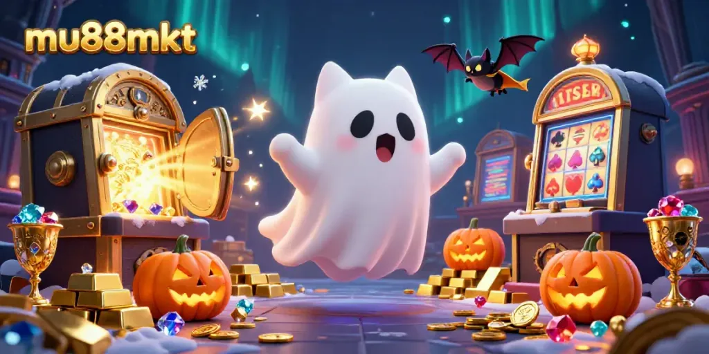 Win big with mu88mkt's vibrant casino atmosphere filled with characters, treasures, and excitement.