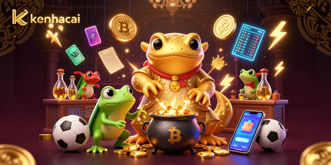 Experience sports betting excitement with keonhacai in a vibrant 3D casino scene.