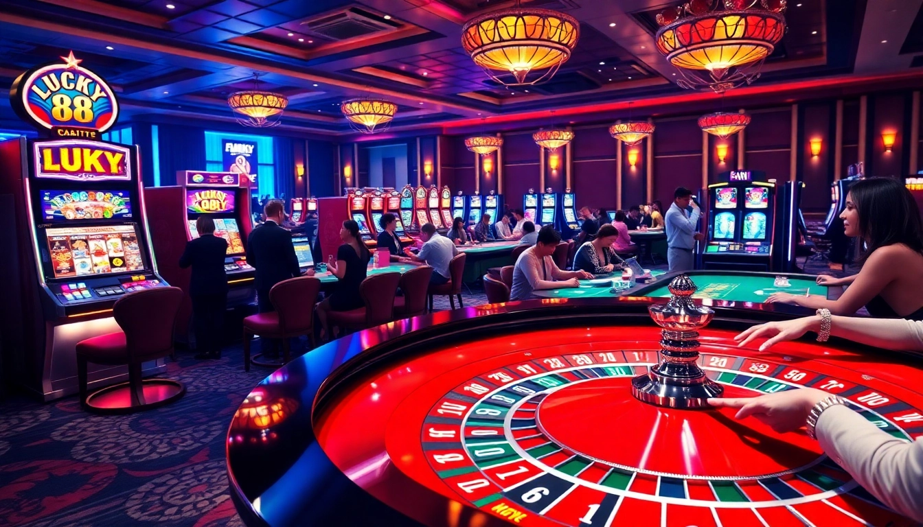 Experience the excitement of gambling at https://lucky88.charity/ with roulette, slots, and poker action.
