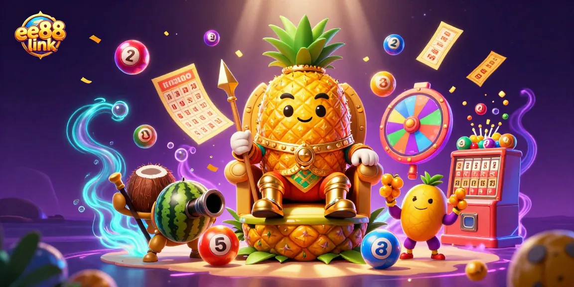 Experience thrilling gameplay with the vibrant atmosphere of the ee88 link in this dynamic 3D casino scene.