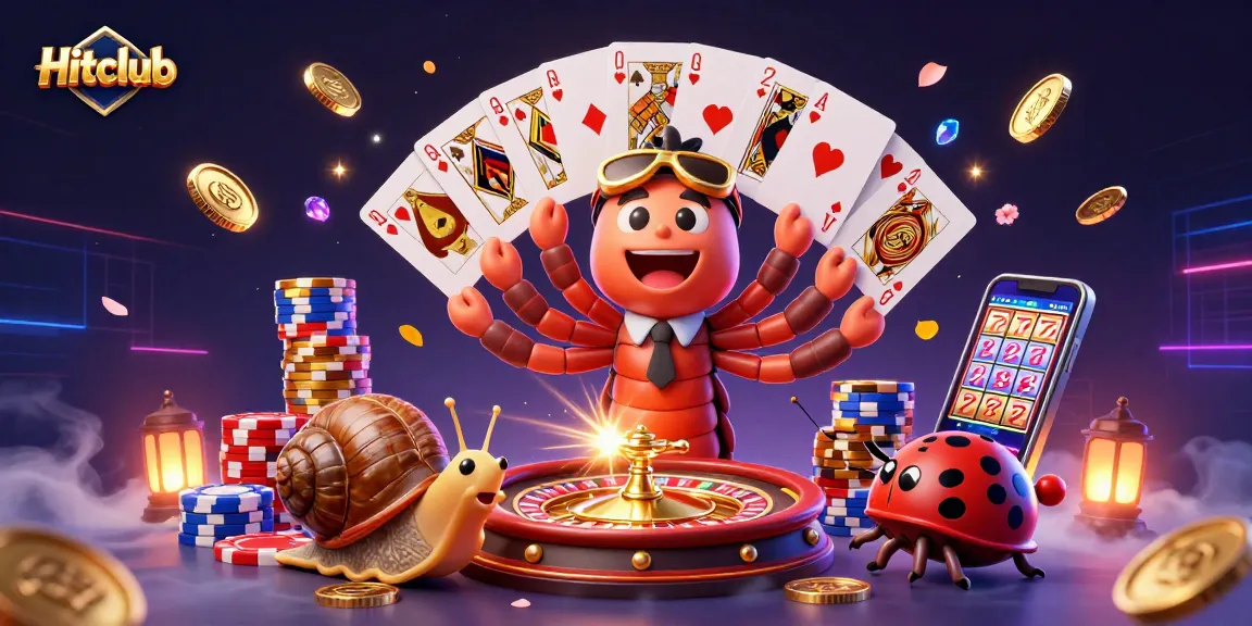 Hitclub players enjoy vibrant gaming with a millipede dealer and cascading rewards in action.