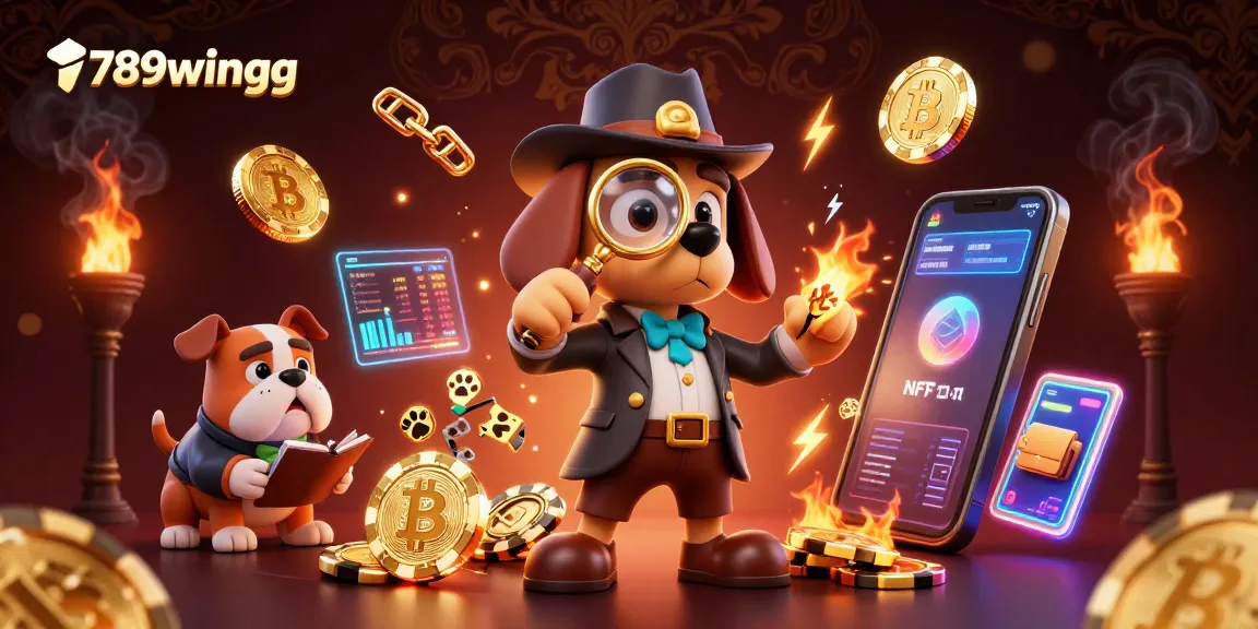 Engage with 789wingg in a thrilling casino adventure featuring a detective dog scene.
