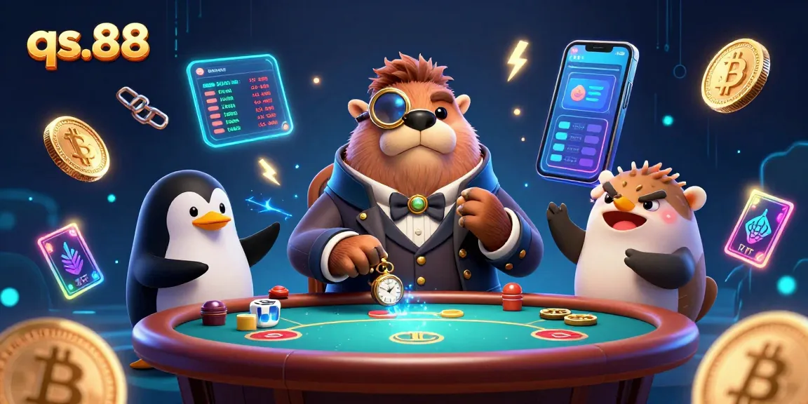 Experience the thrill of qs.88 with a jolly walrus and poker action under the sea.