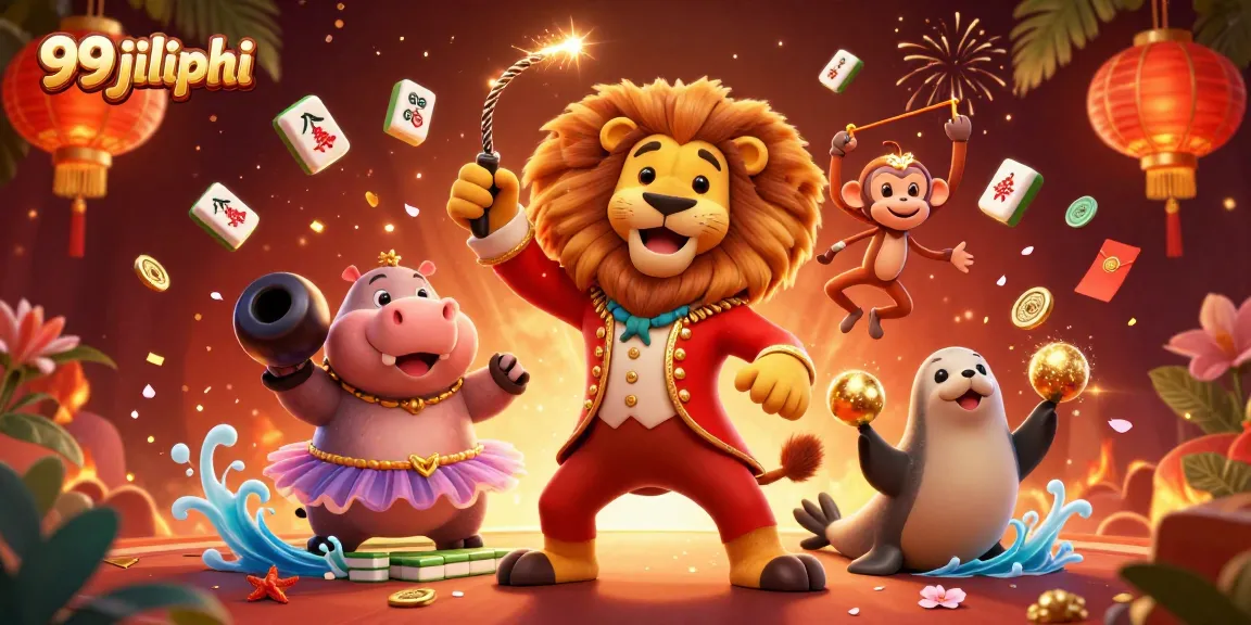 Experience the thrill of betting at 99jiliphi with vibrant circus characters and dynamic gaming elements.