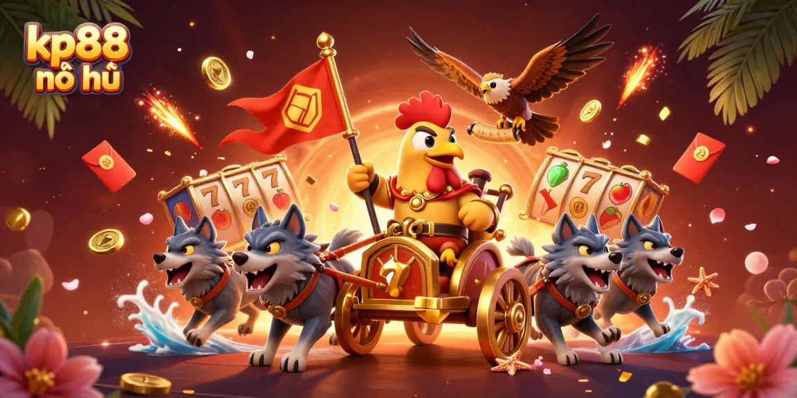 Win big with kp88 nổ hũ slots in a vibrant, dynamic casino scene.
