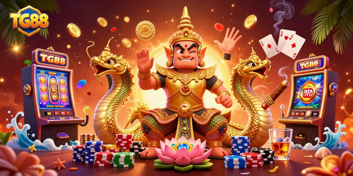 Experience the excitement of TG88 with dynamic gaming elements and a thrilling casino atmosphere.